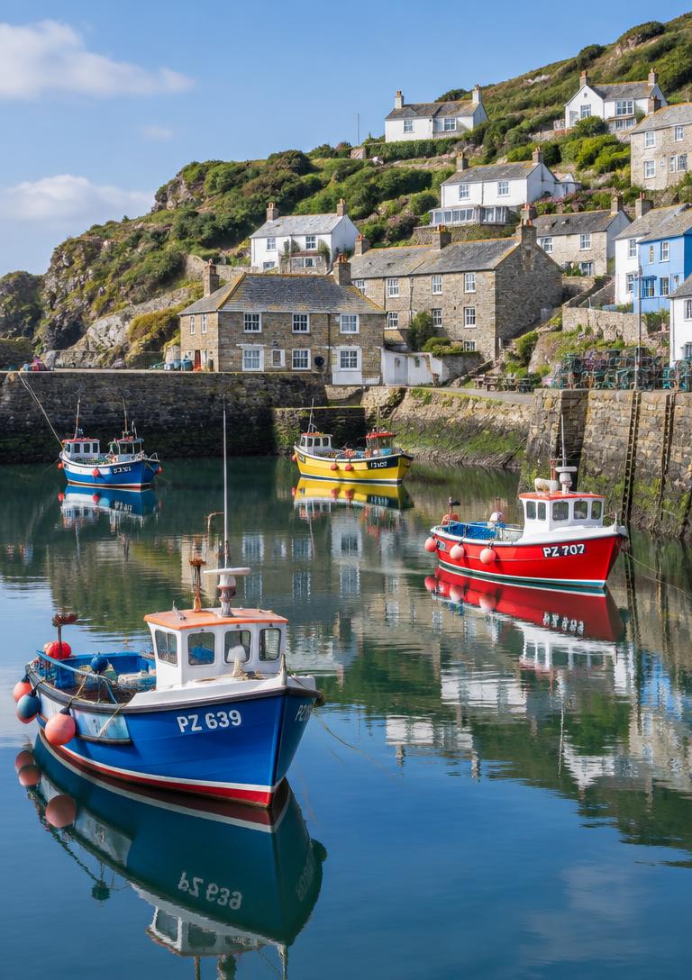 Harbour with fishing boats