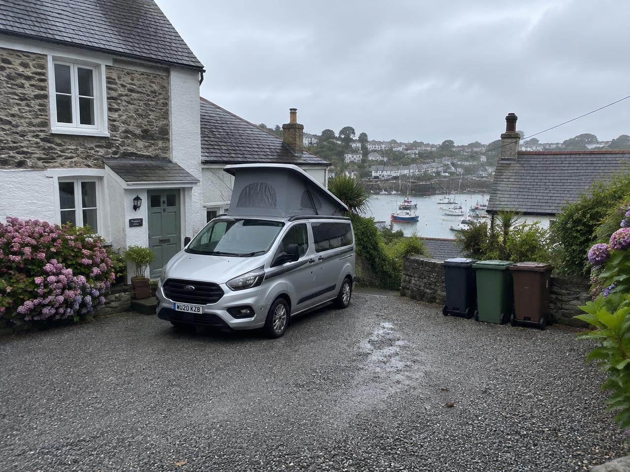 Harbourside driveway in Fowey