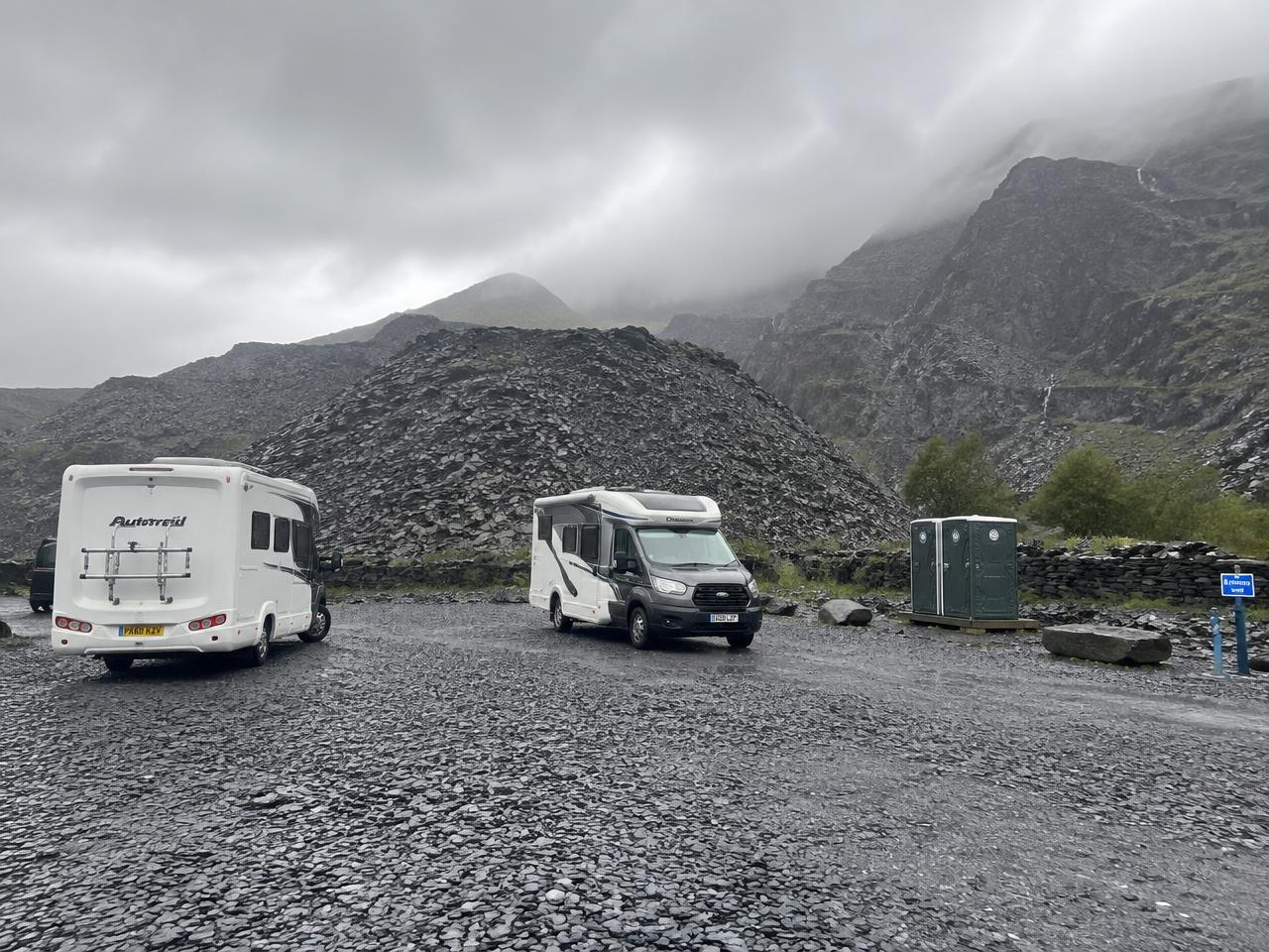 Slate quarry yard, Snowdonia